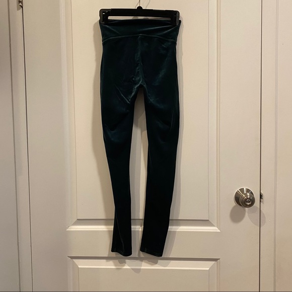 Spanx Velvet Leggings in Color Malachite - Picture 7 of 7